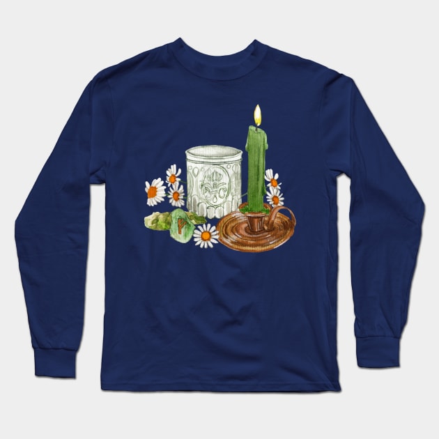 Prosperity Spell Long Sleeve T-Shirt by Heather Dorsch Creations